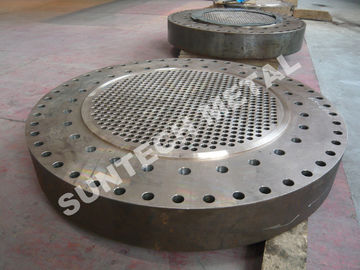 Trung Quốc Drilled B265 Gr2 / SA105 Explosion Bonded Clad Plate Tubesheet for Heat Exchangers nhà cung cấp