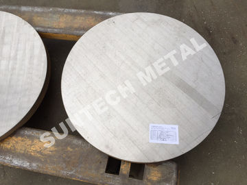 Trung Quốc SB265 Gr.1 Titanium / Carbon Steel Clad Tubesheet for Condensers nhà cung cấp